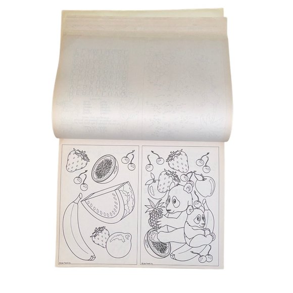 90s Vintage Lisa Frank Activity Tablet Fun Set with Stickers - Picture 9 of 10